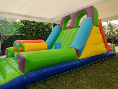 Inflable Extrem tipo circuito de obstáculos para eventos