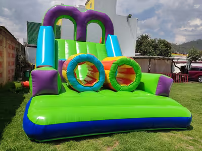 Inflable Extrem tipo circuito de obstáculos para eventos
