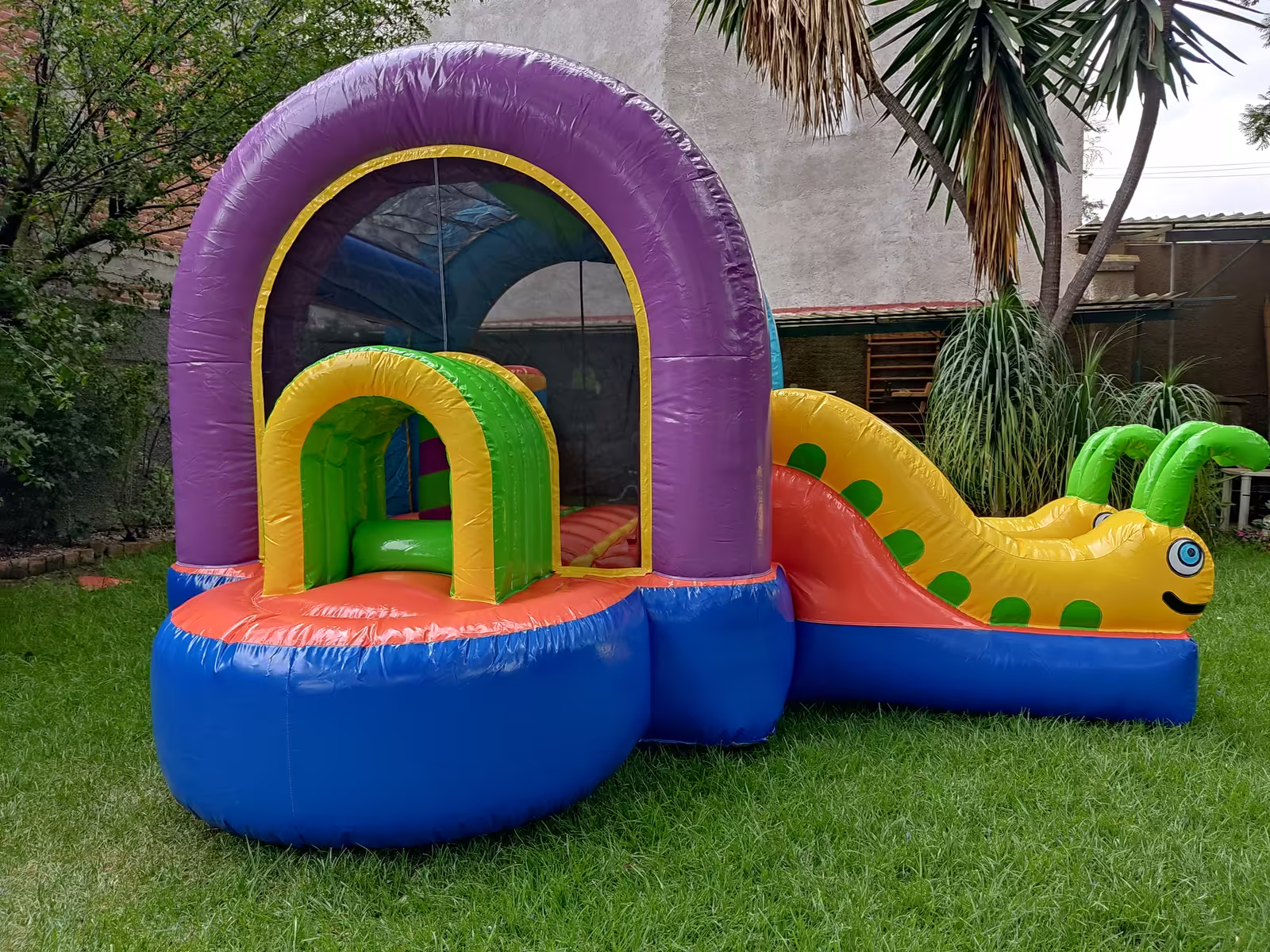 Castillo inflable Gusanitos para cumpleaños