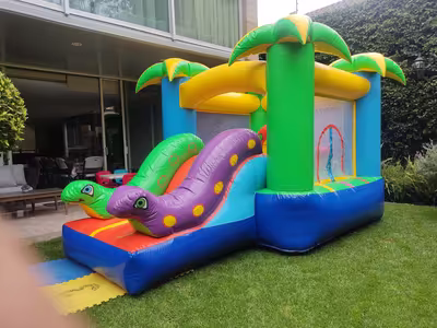 Renta del inflable Mini Jungla en CDMX