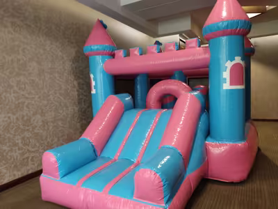 Cumpleaños de niños con inflable montado en CDMX