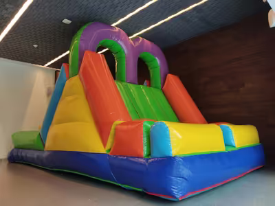 Cumpleaños de niños con inflable montado en CDMX