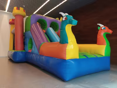 Inflable instalado y listo para la fiesta en CDMX