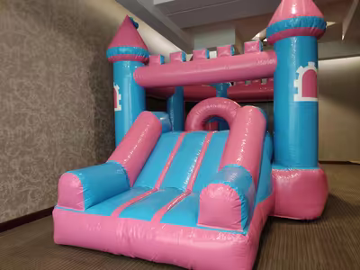 Inflable instalado y listo para la fiesta en CDMX