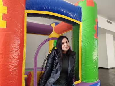 Evento real con inflables rentados en CDMX