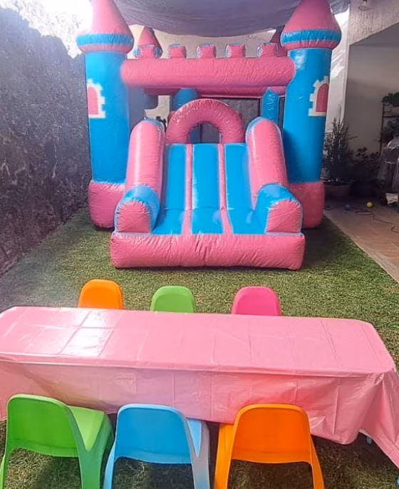 Paquete completo para fiesta infantil con inflable